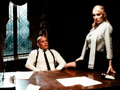 Duży tyłek, Duży kutas, Duże cycki, Blondynka, Lizanie, Mamuśka, Biuro, Cipka