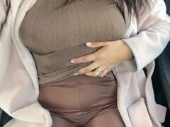 18, 항문, 큰 엉덩이, 자동차, 수음, 공개적인, 러시아인