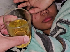 Brunette brune, Couple, Éjaculer dans la bouche, Fétiche, Fait maison, Fille latino, Pisser, Esclave