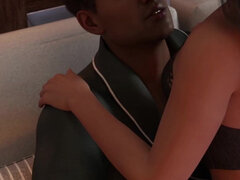 18, 3d, Obrazno, Dva para, Naravne joške, Orgazem, Muco, Squirting