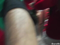 Μελαχροινή, Κολλέγιο, Ομάδα, Πάρτυ, Ξυρισμένη, Τατουάζ, Έφηβος, Τρίο