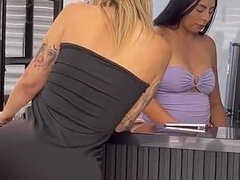 Amateur, Gros cul, Gros seins, Sucer une bite, Éjaculer dans la bouche, Fille latino, Enceinte, Plan cul à trois