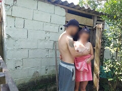 Shower Doesnt Work, Married Woman Asks Farm Caretaker For Help Using Just A Towel And Pays With Sex