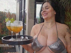 Gros cul, Gros seins, Brunette brune, Gode, Hd, Fille latino, Mamelons, De plein air