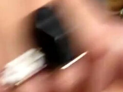 Hot mature blonde t-girl has big dick