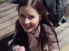 Brunette, Sød, Fisse, Genert, Teenager, Stramt