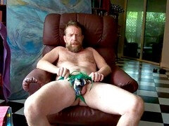Daddy's hairy jock show off