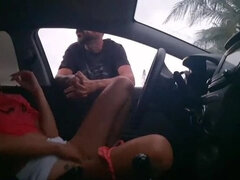 Auto, Betrug, Flashen, Hd, Masturbation, Öffentlich, Rotschopf, Dürr