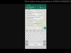 Married Cheating Wife Ana Duro 24 Caught on WhatsApp Chat with Vergosodotado's Huge Cock - Part 1