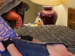 Granny Masturbation & Missionary Fuck to a Creampie