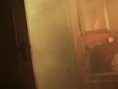 Sexy belly dancer from the East when she does it alone