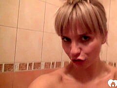 Leie, Bad, Selbstgemacht, Masturbation