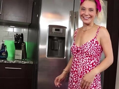 Ally Wild being a good little wife for her husband