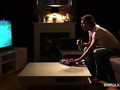 오랄섹스, 핸드잡, Hd, 대단히, 밀프, 보지, 쓰리섬