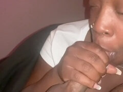 Obciąganie, Wytrysk do ust, Ciemna karnacja