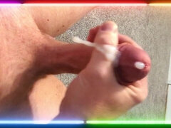 Balddaddy Sexy Man Gives a Fan a Dirty Talk Video with White Cumshot