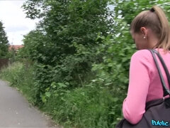 Public Agent - College Young Fucks For Cash Outside 1