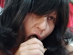 Sucer une bite, Brunette brune, Couple, Éjaculer dans la bouche, Fait maison, Indienne, Mère que j'aimerais baiser