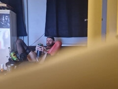 Anaali, Eurooppalainen, Korkokengät, Kotitekoinen, Alusvaatteet, Itsetyydytys, Soolo, Sukkahousu