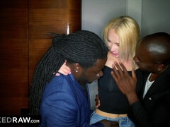 アナル, チン, ダブル開発, 顔射, 3p男男女, 馬乗り, ロシア人, 三人