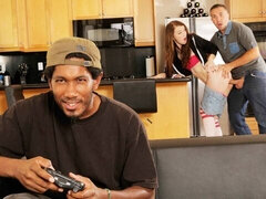 Culo grosso, Grande cazzo, Pompino, Brunetta, Da dietro, Tette naturali, Ragazza, Tette