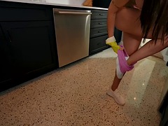 아마추어, 큰 음경, 오랄섹스, 하녀, 셀카