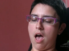 Cora getting horny while working