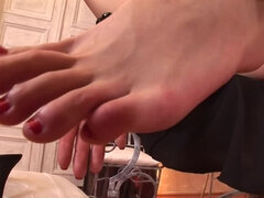 Fetysz, Palcówka, Obcasy, Masturbacja, Cipka, Ogolona, Solo