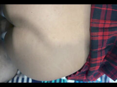 Enthousiasteling, Kont, Grote kont, Latijnse vrouw, Klein, Gezichtspunt, Rok