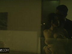 Anal, Stora tuttar, Avsugning, Brunett, Game, Man, Slick, Rider