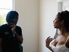 Derrière les coulisses, Gros cul, Gros seins, Noir ébène, Hd, Muscle, Criant