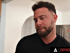 DEVILS FILM - Ella Reese Teases Horny Housemate Seth Then Breaks Script For Cheating On Set