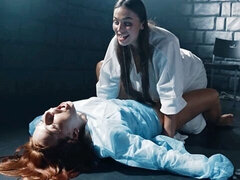 Morena, Mulher dominante, Hd, Lésbica, Lambendo, Duro, Russoa, Escravoa