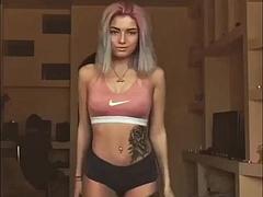 Malyshka twerking comp