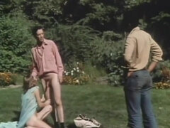 Avsugning, Sperma shot, Dubbelpenetrering, Orgie, Vintage