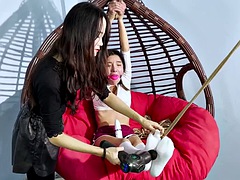 Chinese girl bondage n vibrated