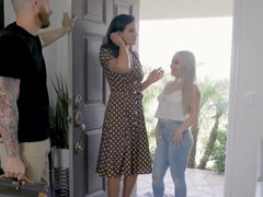 Mačiatko, Blondína, V oblečení, Creampie, 2 ženy 1 muž, Milf  mčbp, Pornstars, Švédska rojka