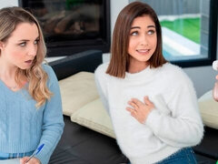 Blondinka, Fafanje, Doggystyle, Moški z dvema ženskama, Hardcore, Najstnice, Trojček