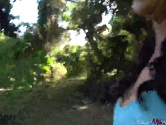 Audrey Miles: Busty Wife Assists Stranger Setting Up Tent