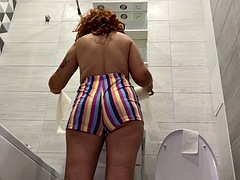 Lusty big ass milf finds adventures with anal sex in her bathroom