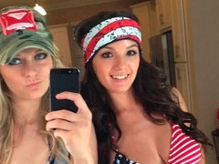 Amatoriale, Bikini, Bionda, Toccando, Lingerie, Masturbazione, Rasata, Strippaggio