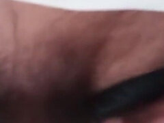 아마추어, 머리카락이 많은, 인도인, 수음, 혼자