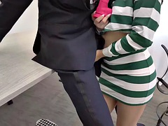 Přichyceni, Creampie, Stříkání spermatu, Dildo, Na obličej, Učitel