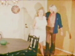 Casal, Mãe gostosa, Meias finas, Vintage