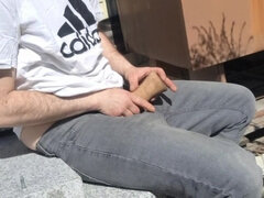 Amateur, Europeo, Pajear, Masturbación, Al aire libre, Solo