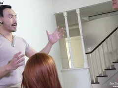 Two Asian Guys Masseur Give Hot Ginger Double Happy Ending Massage - OTOUCH