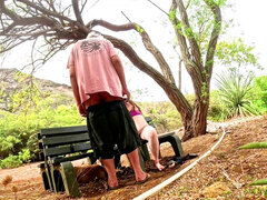 Américain, Sucer une bite, Rondelette, Couple, Branlette thaïlandaise, De plein air