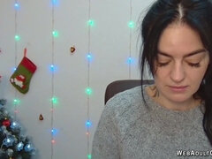 Enthousiasteling, Lieveling, Bruinharig, Europees, Hd, Huisgemaakt, Alleen, Webcamera