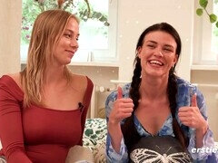 Amatööri, Saksalainen, Suudella, Lesbo, Selkäsauna, Pillu, Ajeltu, Tatuointi