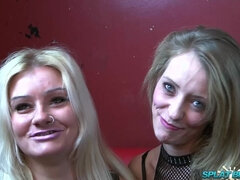 Most Beautiful Blonde Sluts in a Bukkake Party
